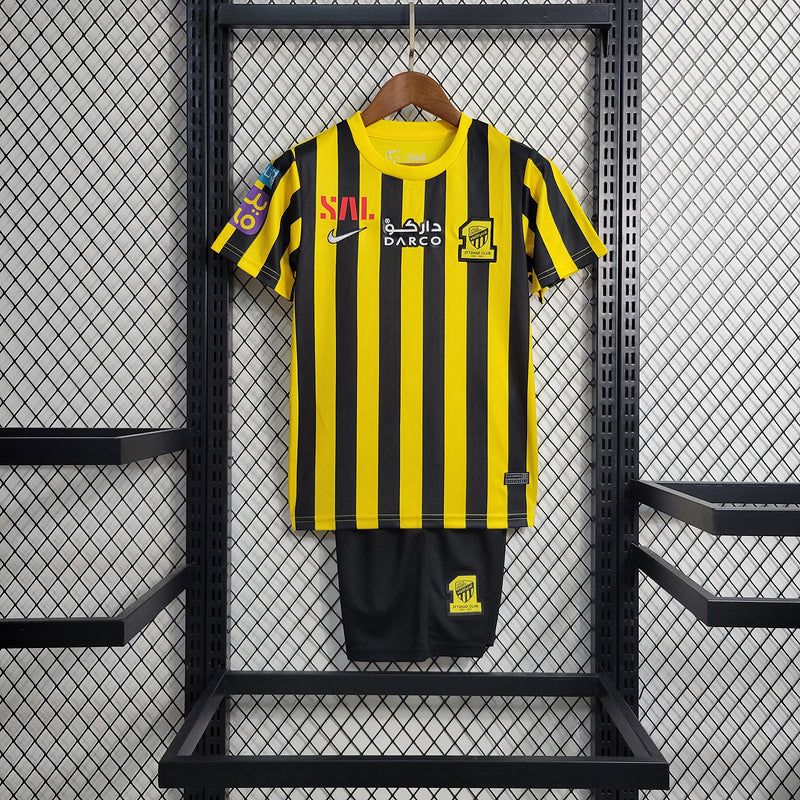 Kit Infantil Jeddah United 23/24 - Amarelo