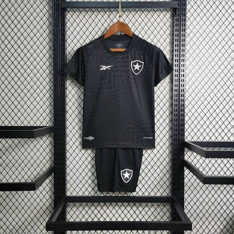 Kit Infantil Botafogo Away 23/24 - Preto