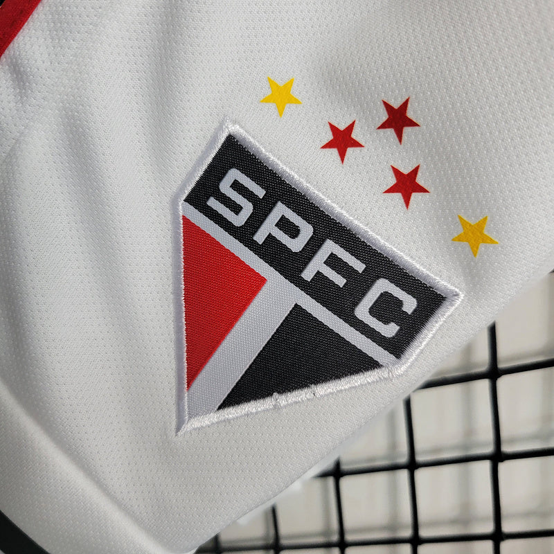 Kit Infantil São Paulo Home 23/24 - Branco