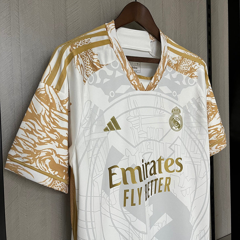 Camisa Real Madrid 24/25 Special Gold Edition