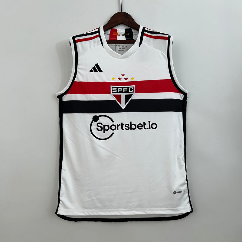 Camisa Regata do São Paulo Home I 23/24 - Branco