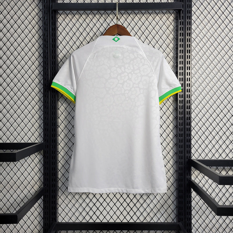 Camisa Seleção Brasil Feminino 22/23 - Branco