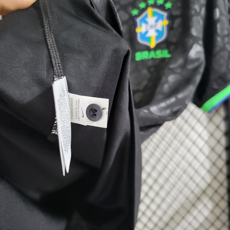 Camisa Seleção Brasil Feminino 22/23 - Preto