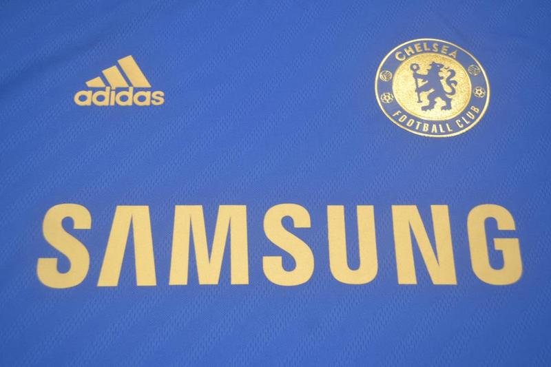 Camisa Chelsea F.C. Home 12/13 (Versão Torcedor Manga Longa Retro)