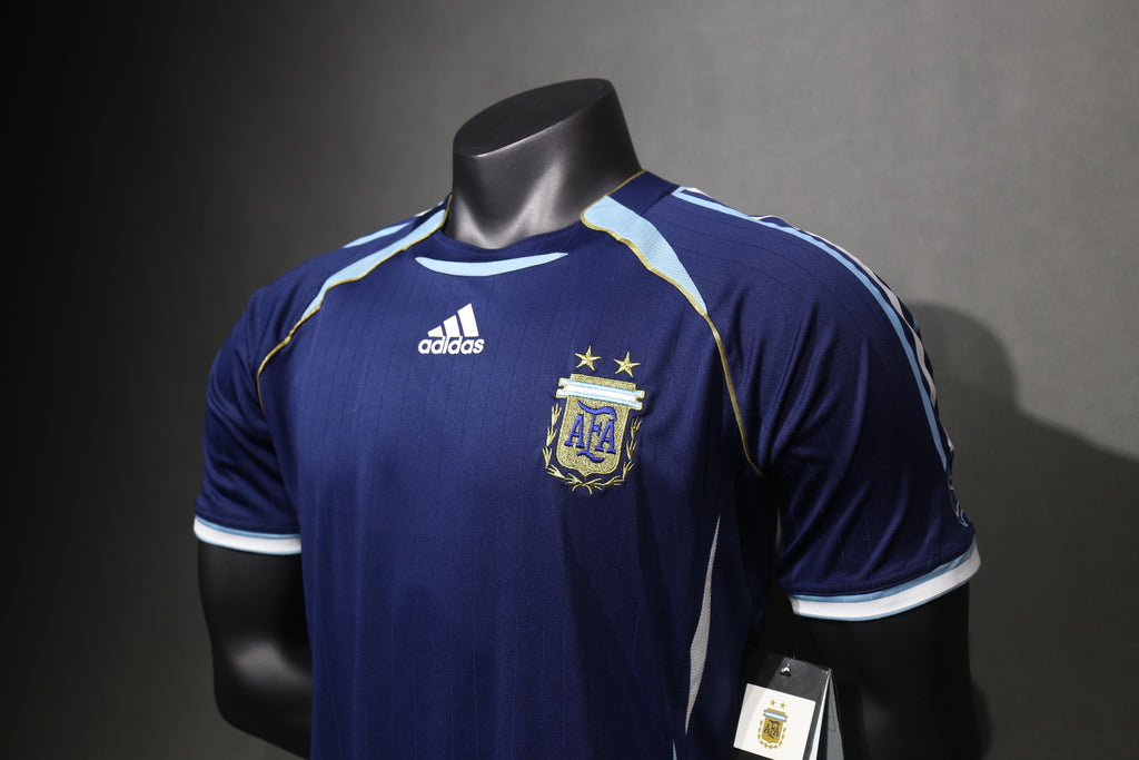 Camisa Seleção Argentina Away 2006 (Versão Jogador Retrô)