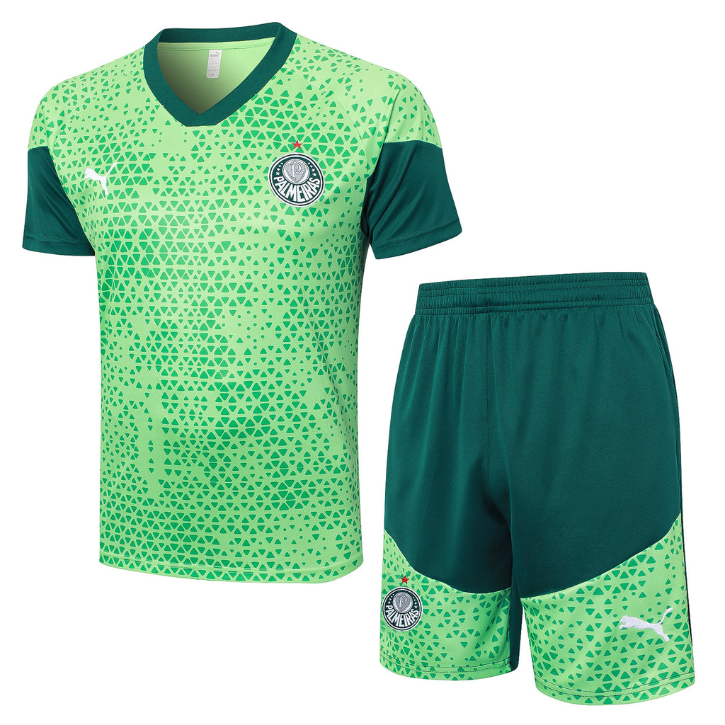 Kit Pre-Treino SE Palmeiras Conjunto Adulto/Infantil (Versão Torcedor)
