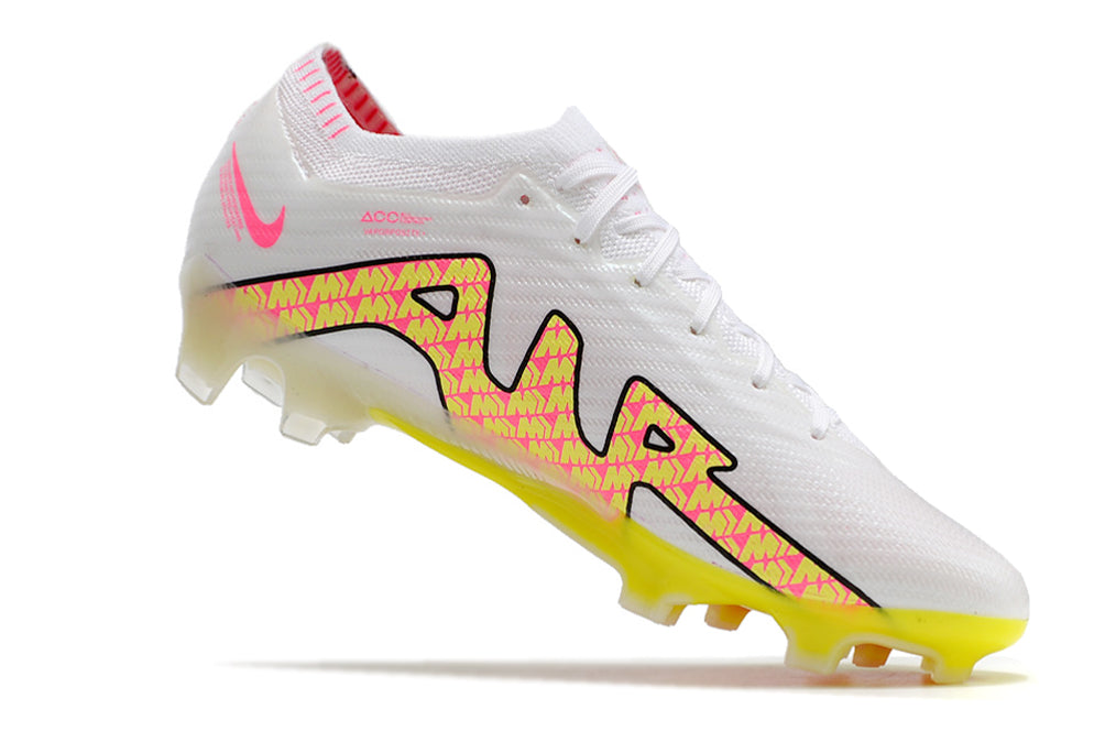 Chuteira de Campo Nike AIR Zoom Mercurial Vapor 15 Elite White/Pink/Yellow | Football Boots