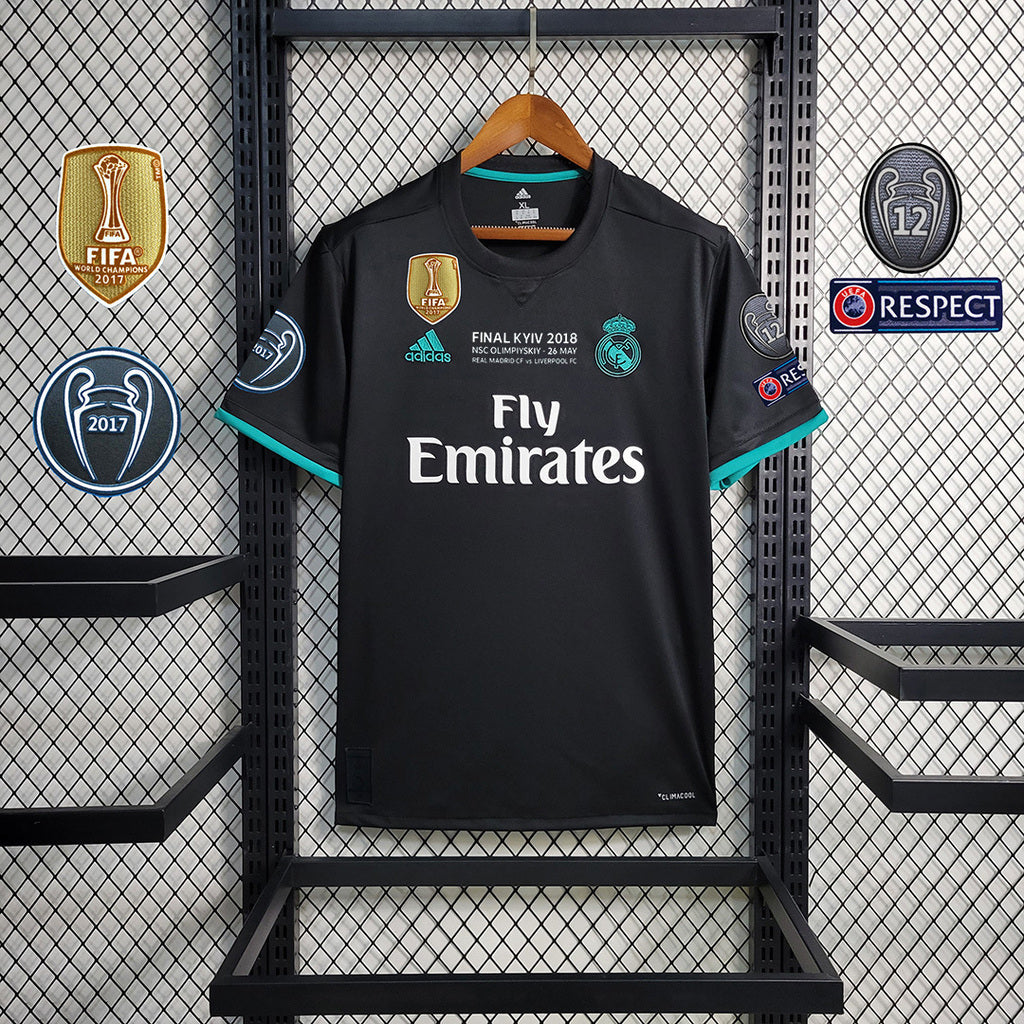 Camisa Real Madrid Away 17/18 (Versão Jogador Retrô)