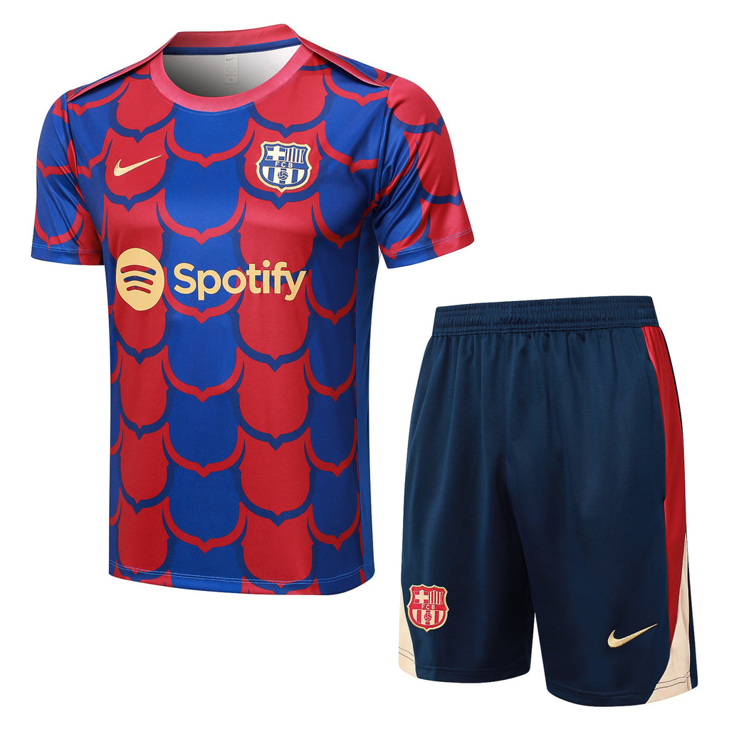 Kit Pre-Treino FC Barcelona Adulto/Infantil (Versão Torcedor)