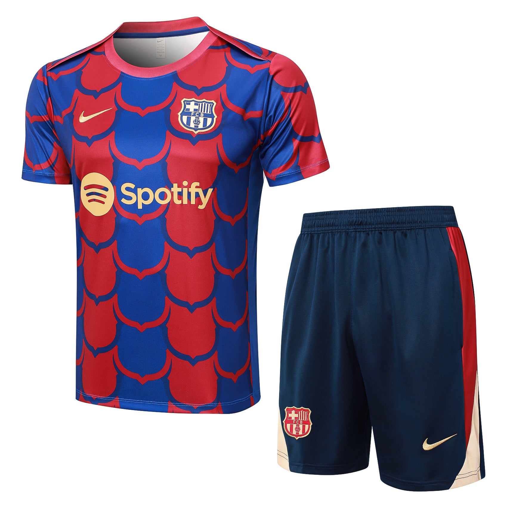 Kit Pre-Treino FC Barcelona Adulto/Infantil (Versão Torcedor)