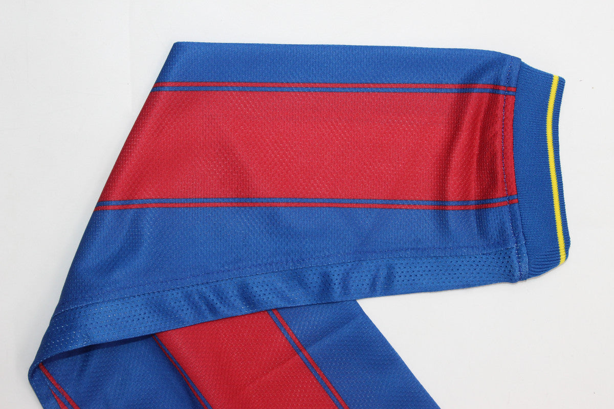 Camisa Barcelona Home 09/10 (Versão Manga Longa Retrô)