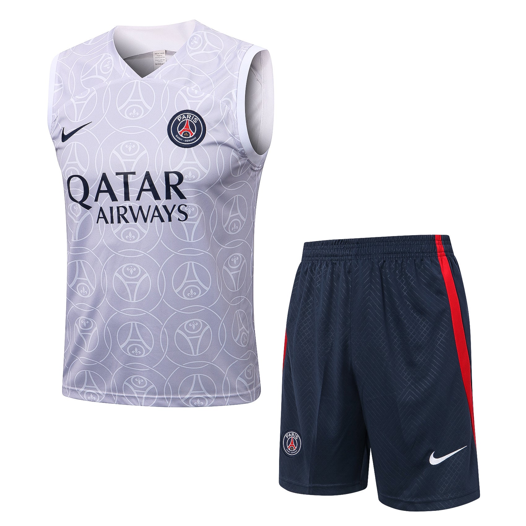Kit Pre-Treino Paris Saint-Germain F.C. Conjunto Adulto/Infantil (Versão Torcedor)
