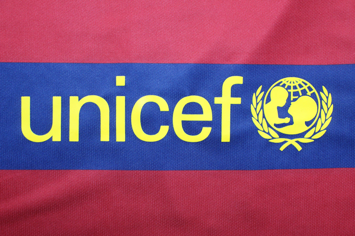 Camisa Barcelona Home 15/16 (Versão Manga Longa Retrô)