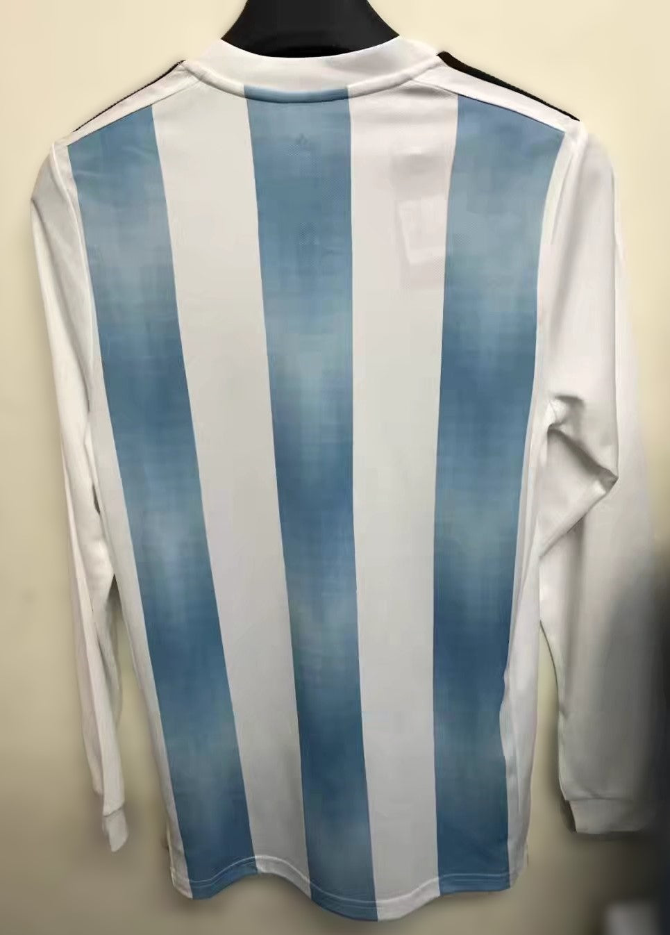 Camisa Seleção Argentina Home 2018 (Versão Manga Longa Retrô)