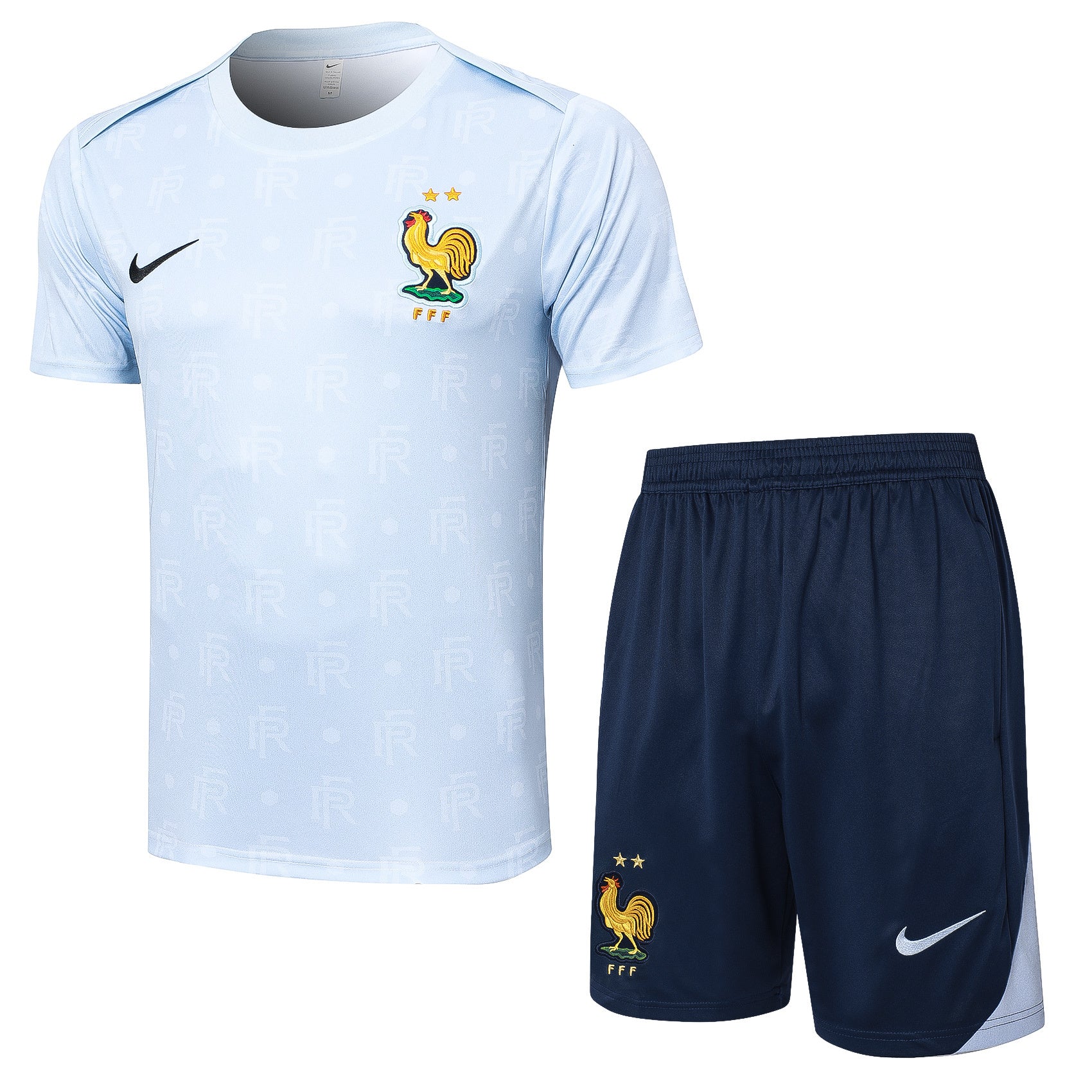 Kit Pre-Treino Seleção da França Adulto/Infantil (Versão Torcedor)