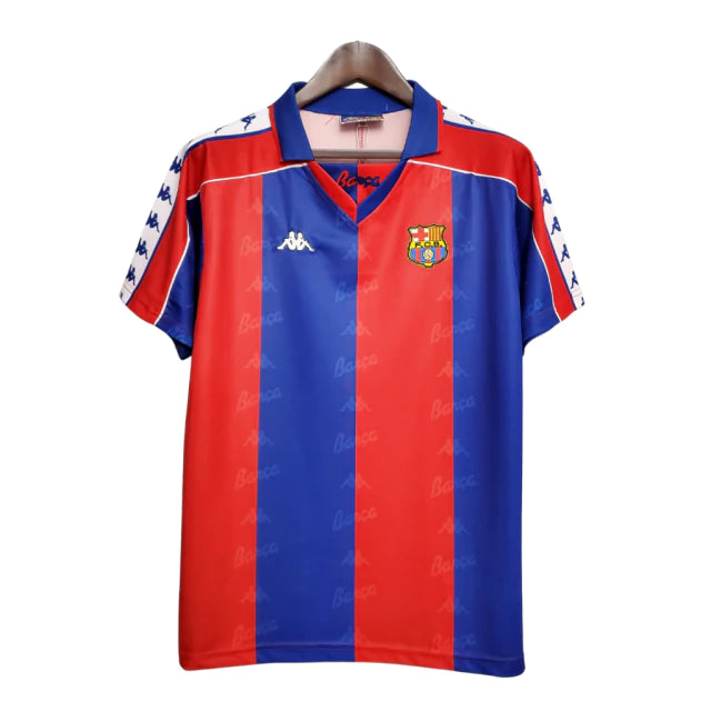 Barcelona Home 14/15 Retro Shirt - Blue and Red 