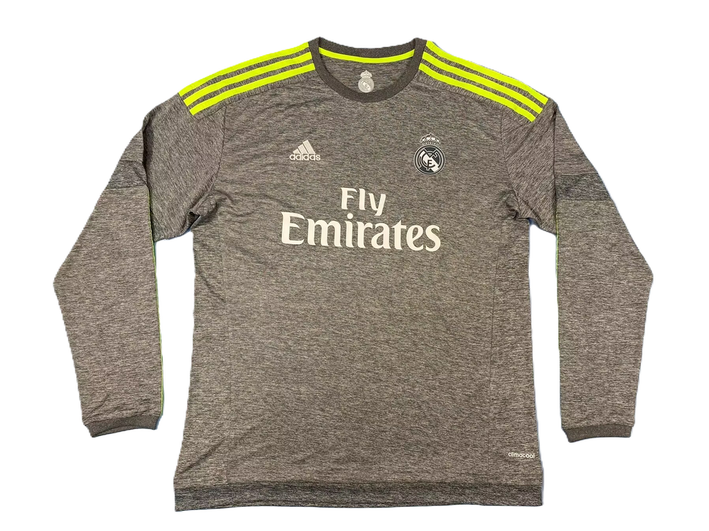 Camisa Real Madrid Away 15/16 (Versão Manga Longa Torcedor Retrô)