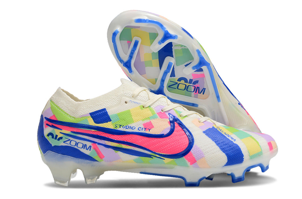 Nike Air Zoom Mercurial Superfly 9 Elite FG Firm-Ground Football Boot - White/Rainbow | Football Boots