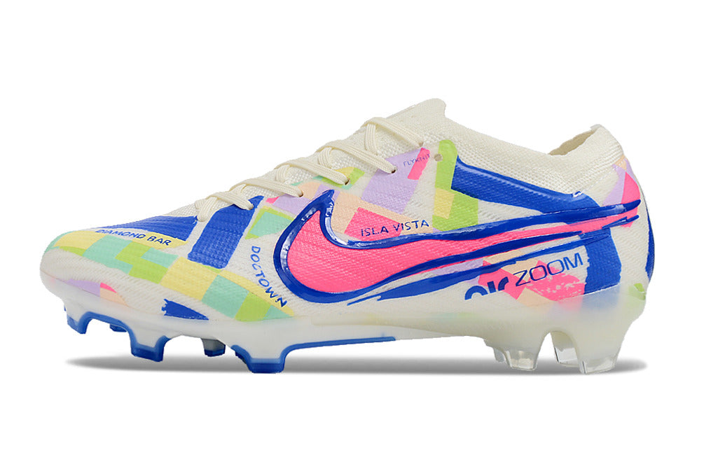 Nike Air Zoom Mercurial Superfly 9 Elite FG Firm-Ground Football Boot - White/Rainbow | Football Boots