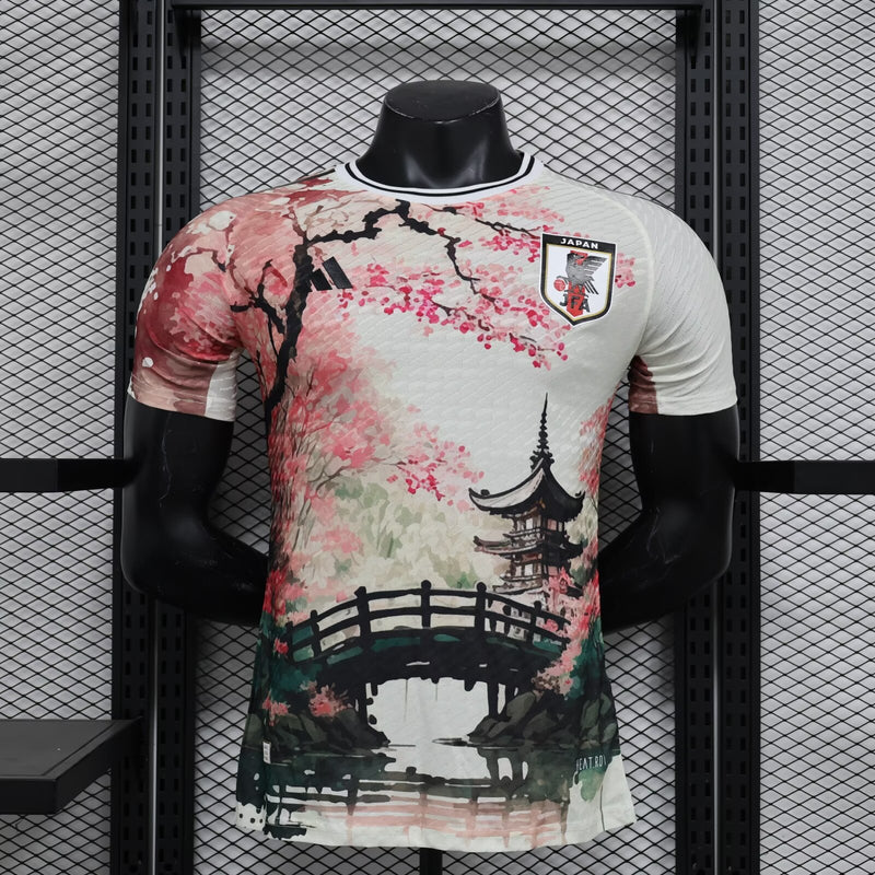 Camisa Seleção do Japão "Pink Tree" 24/25 (Versão Jogador) | EDIÇÃO ESPECIAL