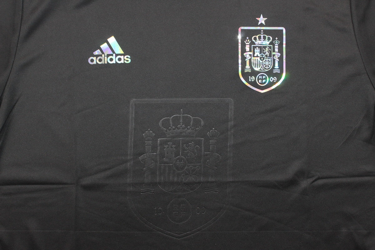 Camisa Seleção da Espanha "Black/Bling Logo" (Versão Torcedor) | EDIÇÃO ESPECIAL