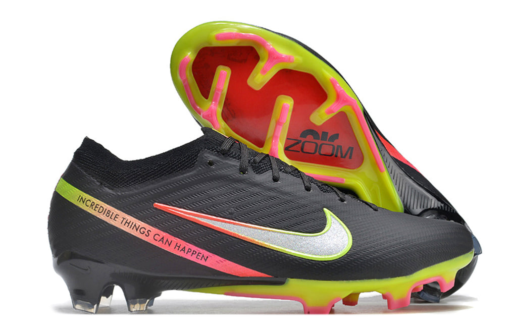 Chuteira de Campo Nike Air Zoom Mercurial Vapor 15 Elite FG Black Emotions| Football Boots