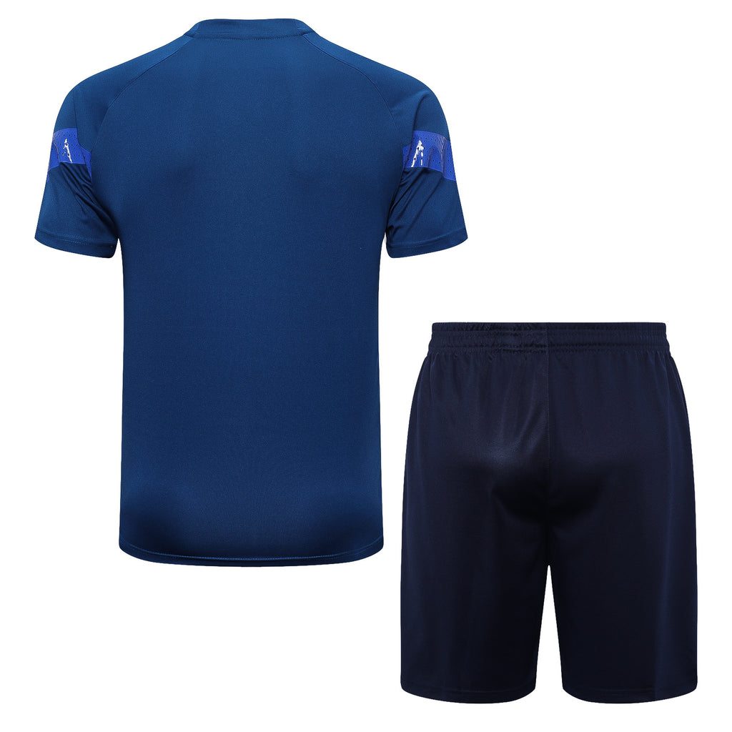 Kit Pre-Treino Seleção Itália Conjunto Adulto/Infantil (Versão Torcedor)