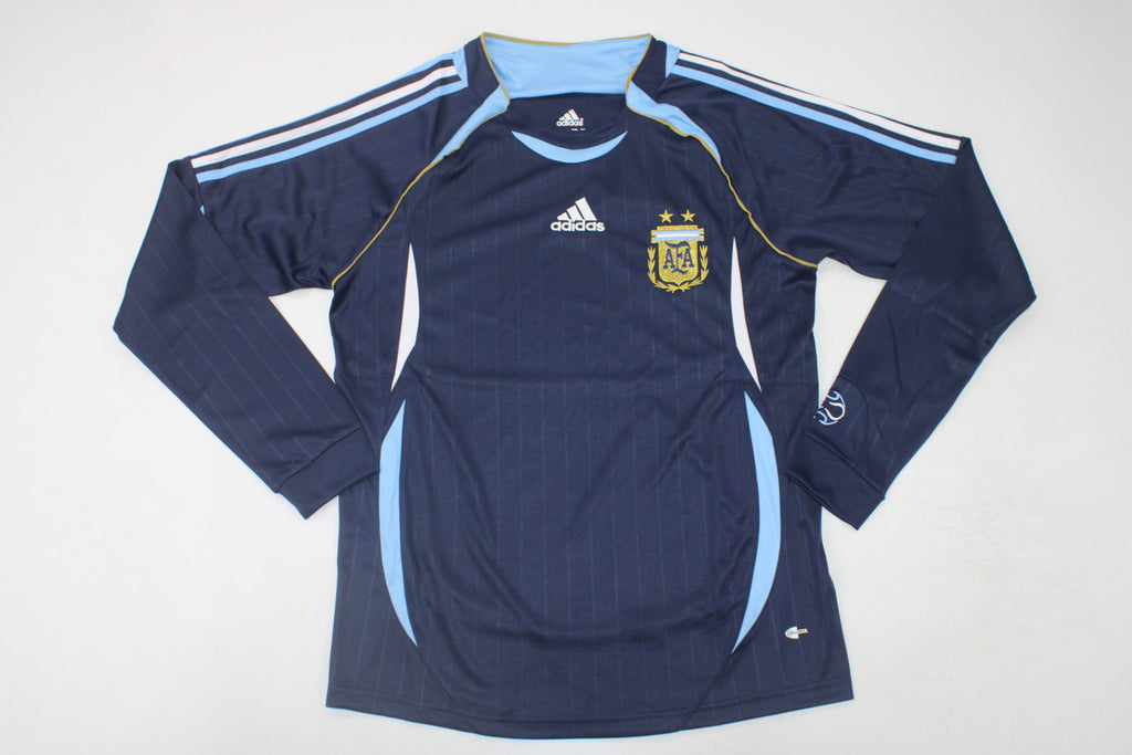 Camisa Seleção Argentina Away 2006 (Versão Manga Longa Retrô)