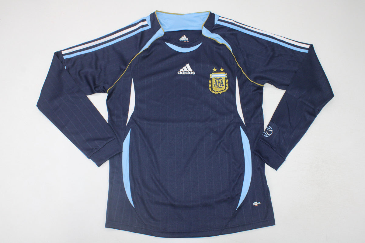 Camisa Seleção Argentina Away 2006 (Versão Manga Longa Retrô)