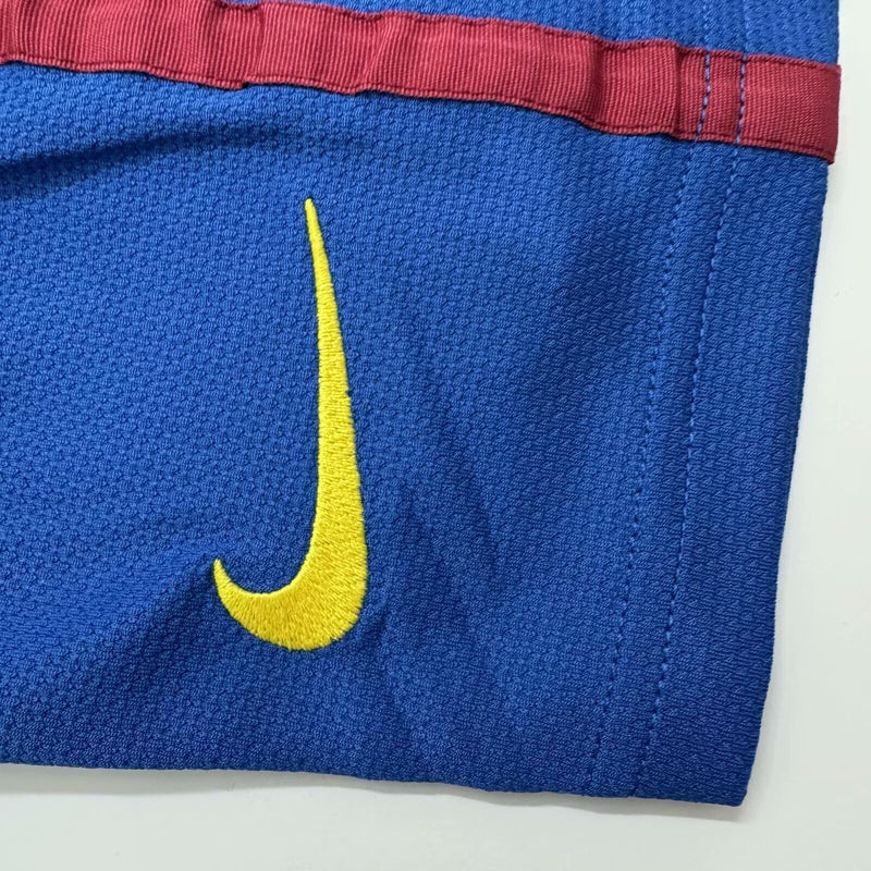 Kit Barcelona Home Conjunto Infantil 06/07 (Versão Retrô)