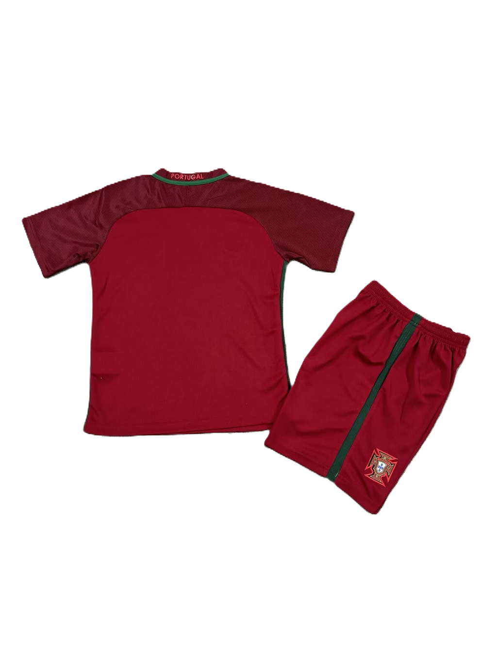 Portuguese National Team Home Kit 2016 Children's Set (Retro Short Version) 