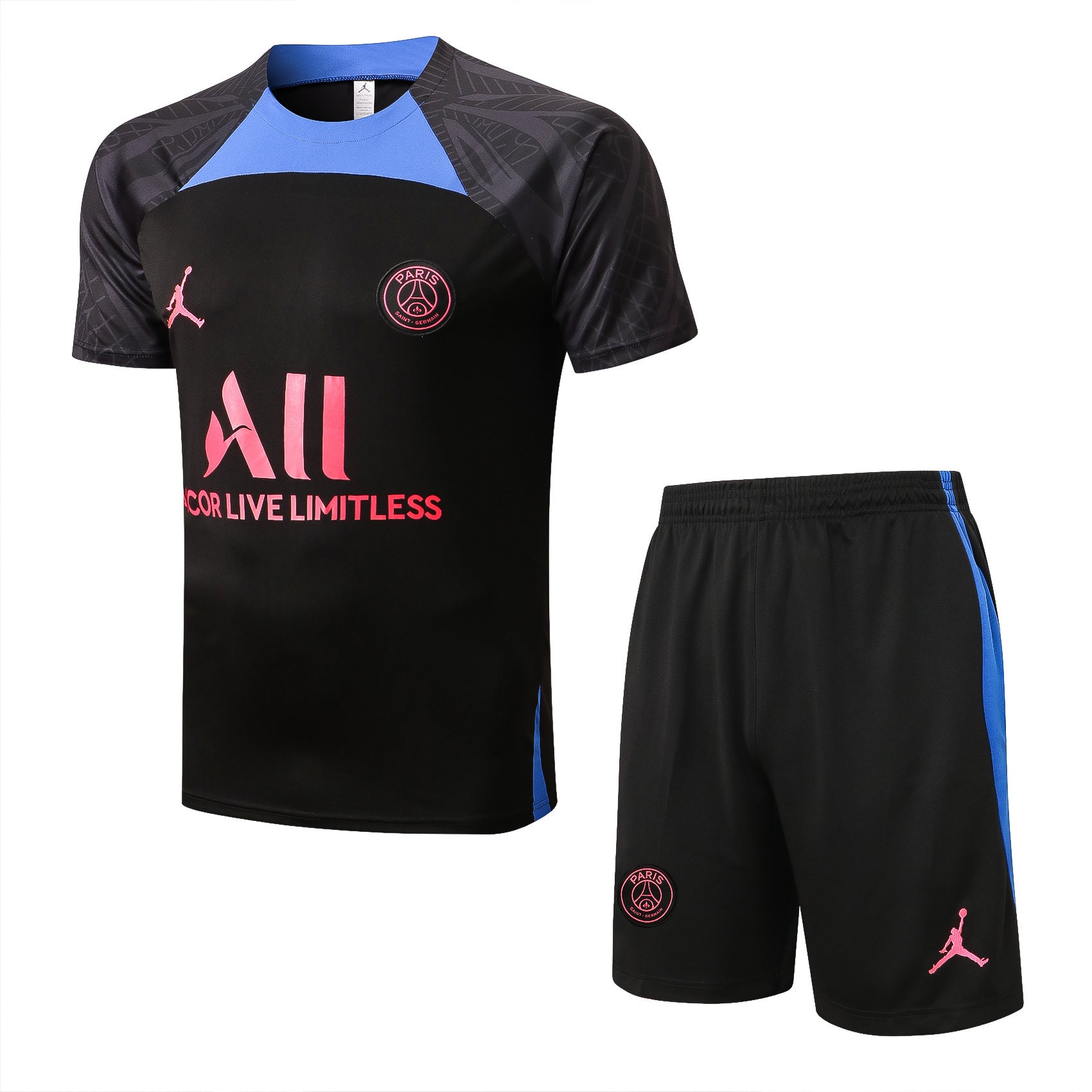 Kit Pre-Treino Paris Saint-Germain F.C. Conjunto Adulto/Infantil (Versão Torcedor)