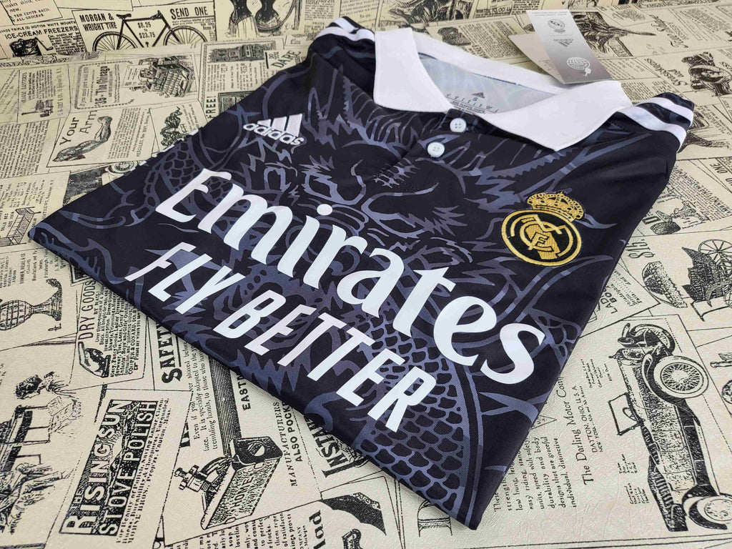 Camisa Real Madrid "Black Dragon Edition" 23/24 (Versão Torcedor) | EDIÇÃO ESPECIAL