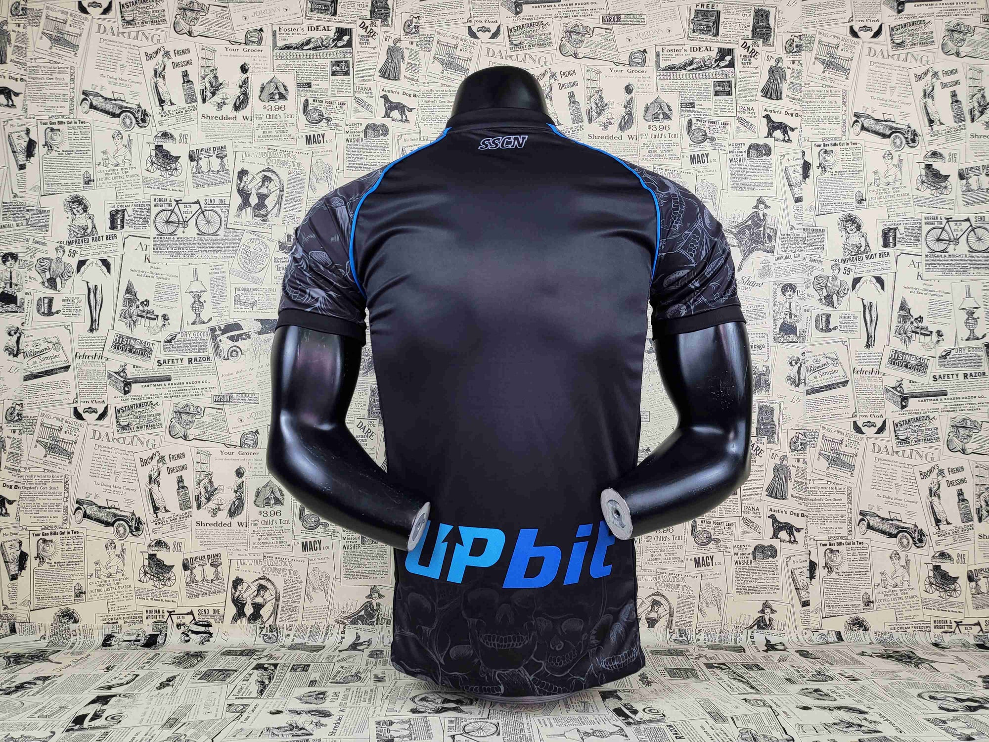 Camisa SSC Napoli "Black Skull" 23/24 (Versão Torcedor) | EDIÇÃO ESPECIAL