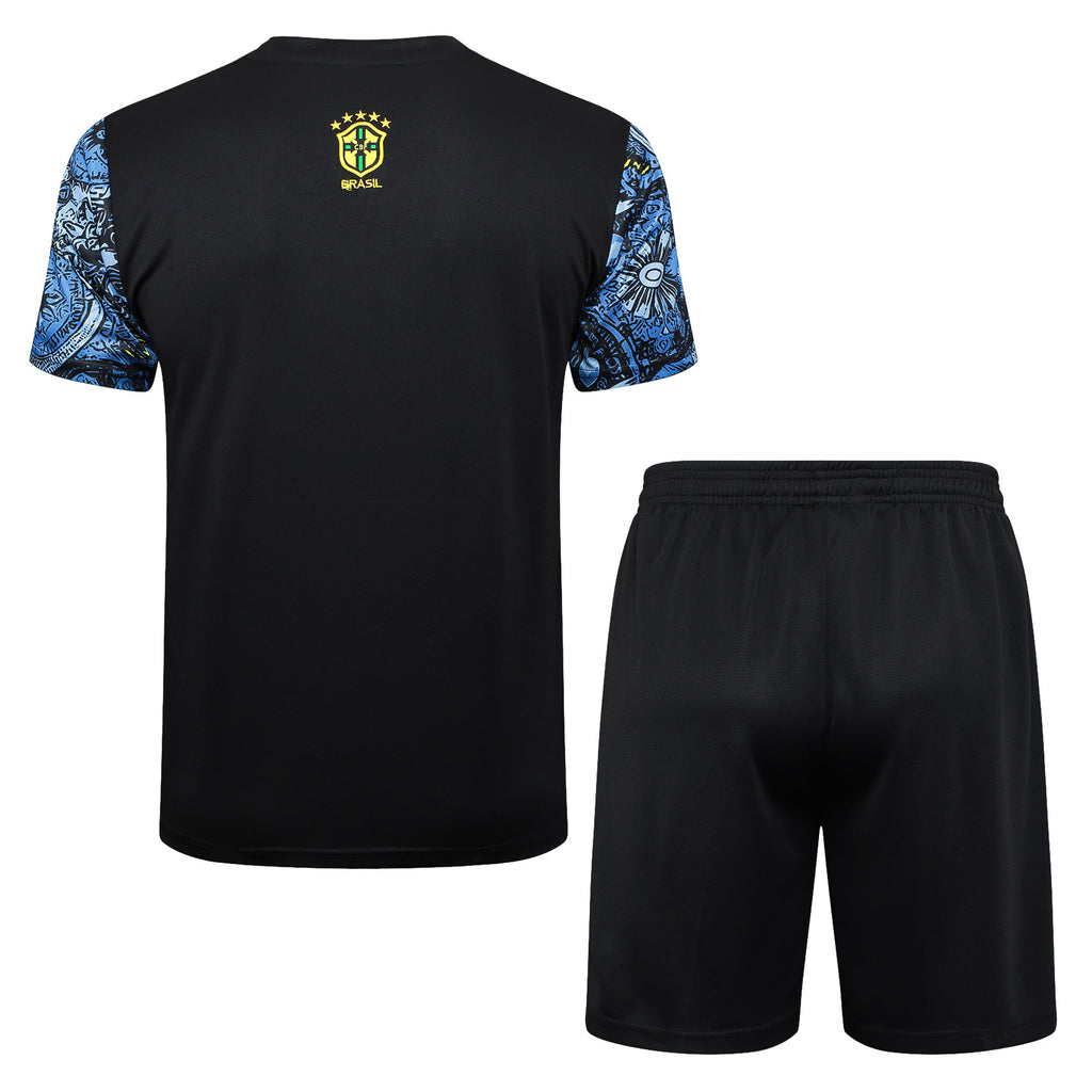 Kit Pre-Treino Seleção do Brasil Conjunto Adulto/Infantil (Versão Torcedor)