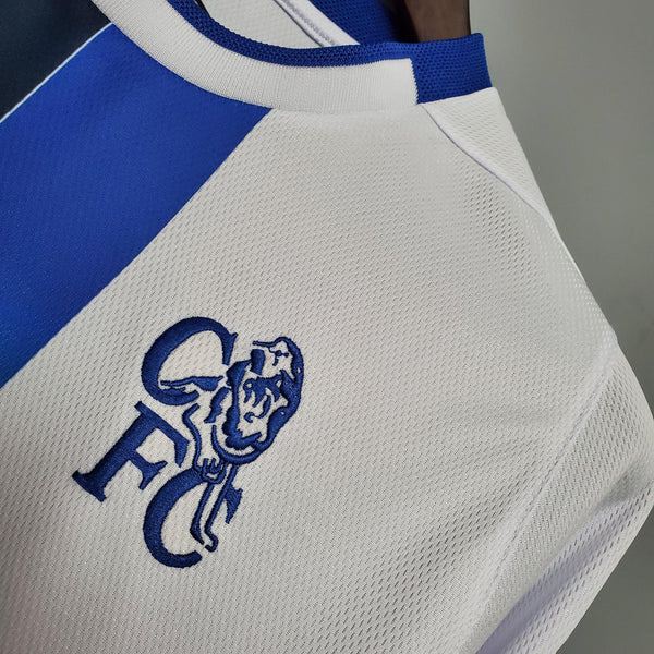 Camisa Chelsea F.C. Away 03/05 (Versão Torcedor Manga Longa Retro)
