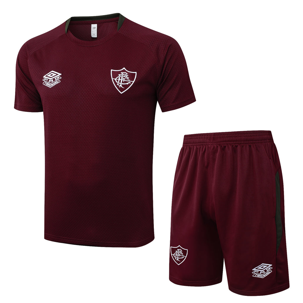 Kit Pre-Treino Fluminense FC Conjunto Adulto/Infantil (Versão Torcedor)