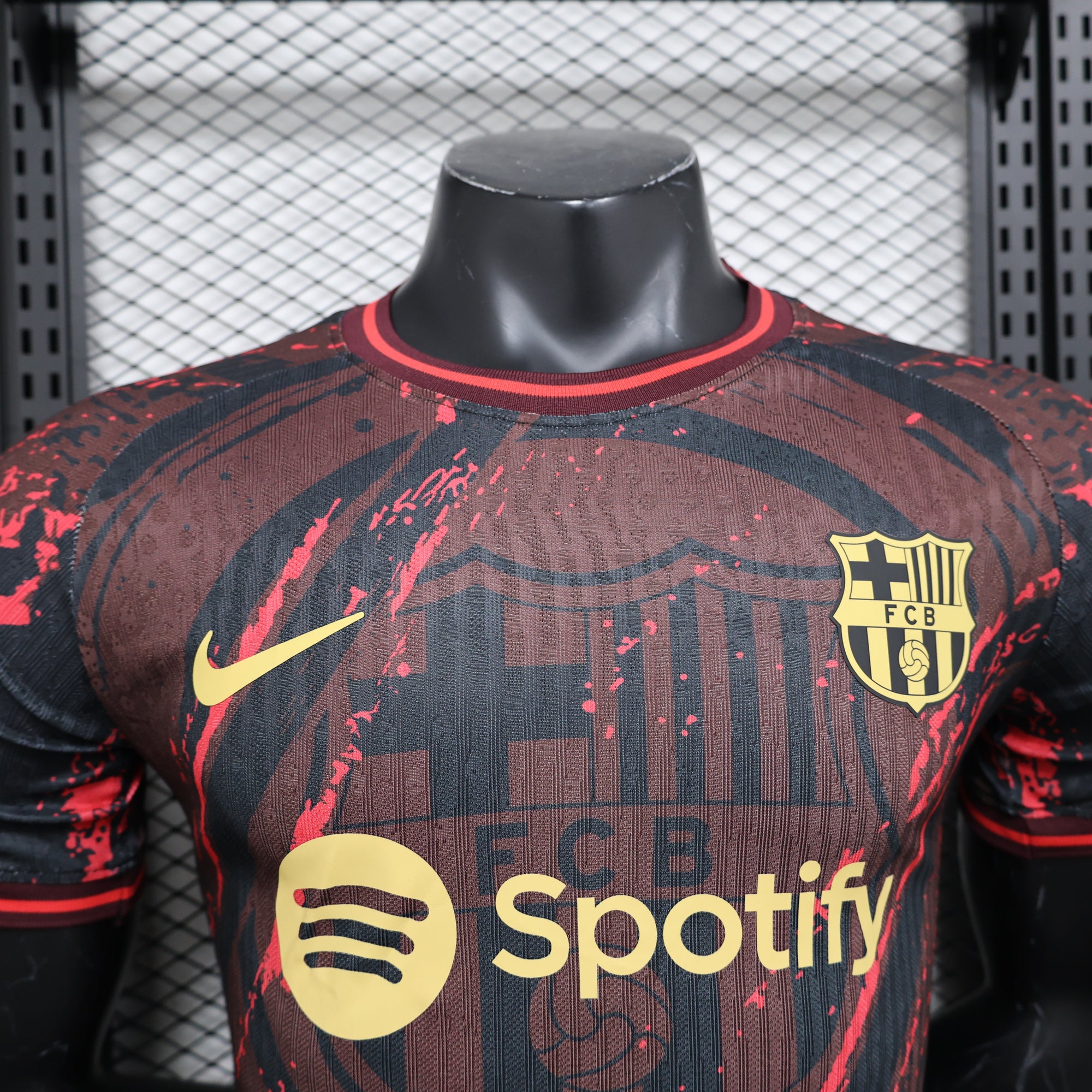 Camisa FC Barcelona "Dark Red Style" (Versão Jogador) | EDIÇÃO ESPECIAL