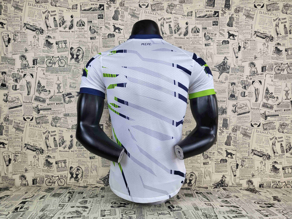 Camisa Manchester City "Green, White and Blue" 23/24 (Versão Jogador) | EDIÇÃO ESPECIAL