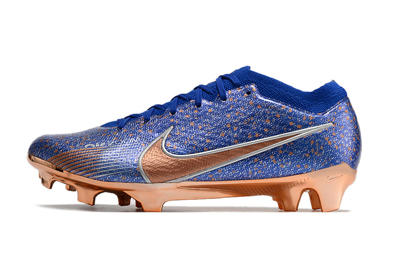 Chuteira de Campo Nike AIR Zoom Mercurial Vapor 15 Elite Blue and Bronze Nugget | Football Boots