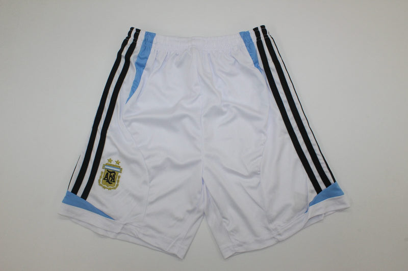 Kit Seleção Argentina Away 2006 Conjunto Infantil (Versão Retrô)