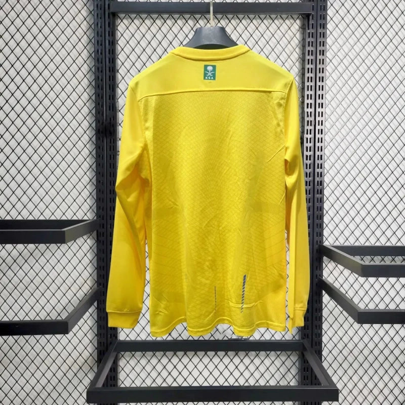 Camisa Al-Nassr FC 23/24 Home (Versão Manga Longa Torcedor)