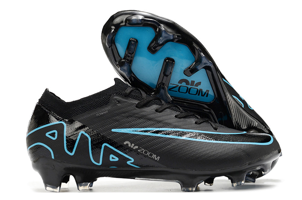Nike Mercurial Vapor Flyknit Ultra FG Botas de Fútbol - Negro Azul | Football Boots