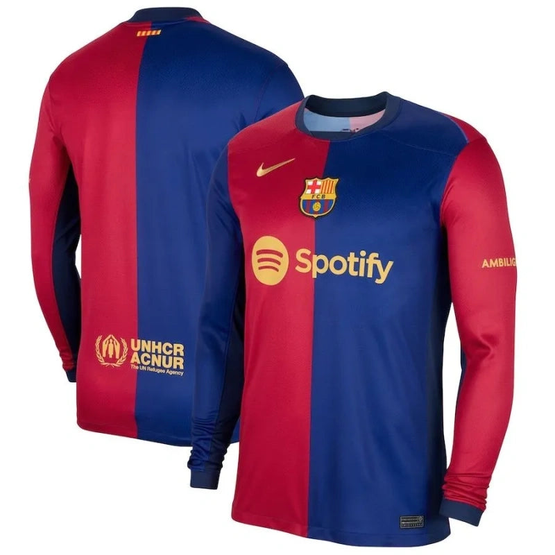 BARCELONA HOME 23/24 (MANGA LONGA) VERSÃO JOGADOR