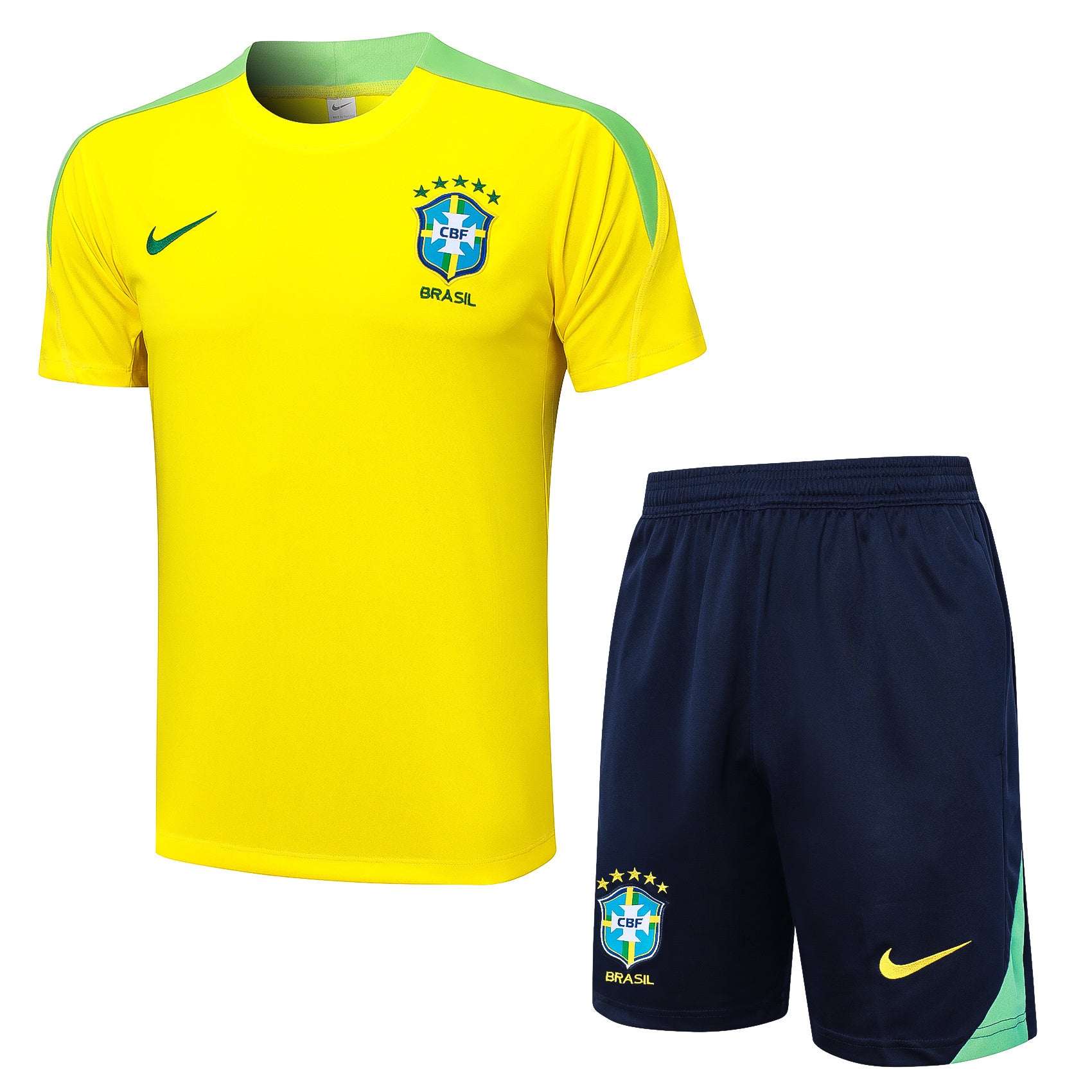 Kit Pre-Treino Seleção do Brasil Conjunto Adulto/Infantil (Versão Torcedor)