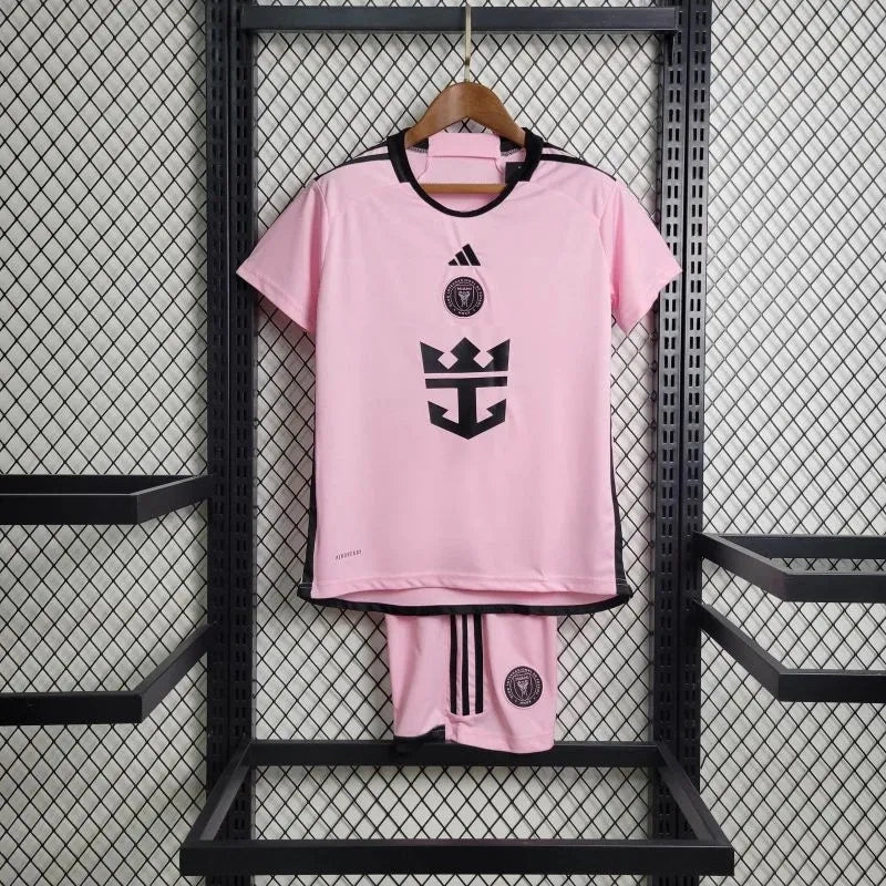 Kit Inter Miami Home Conjunto Infantil 2024 (Versão Torcedor)