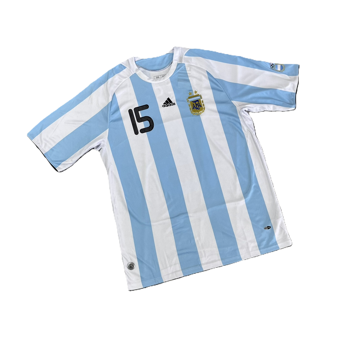 Camisa Seleção Argentina Home 2008 (Versão Retrô)