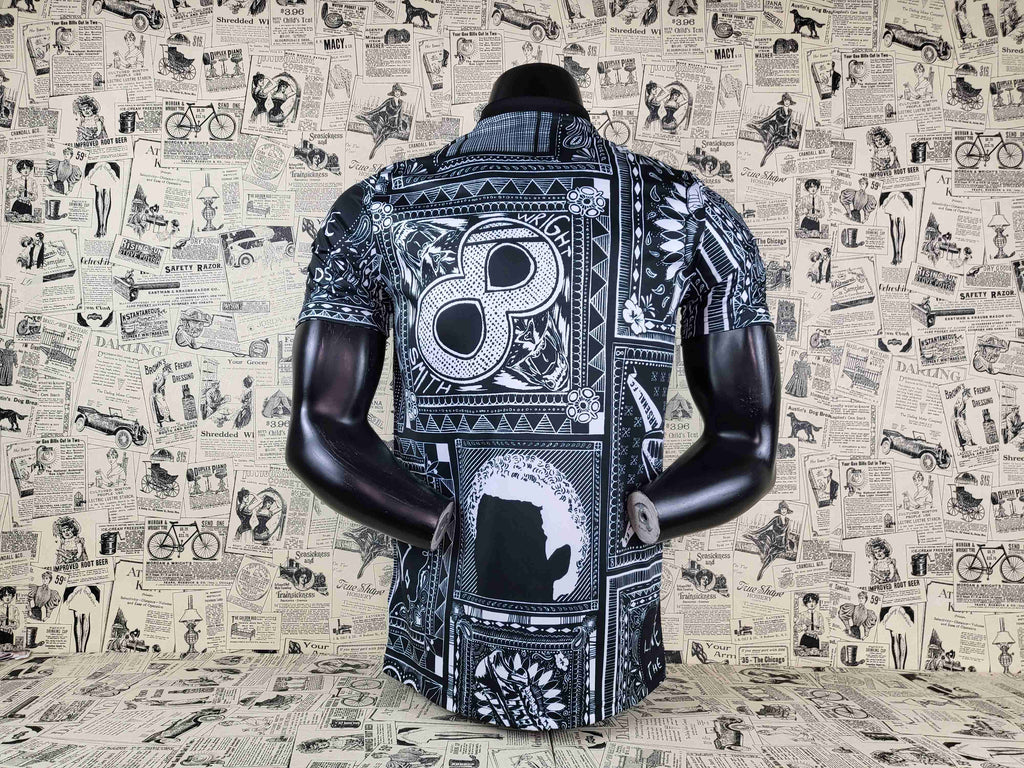 Camisa Arsenal F.C. "Black and White Style" 23/24 (Versão Torcedor) | EDIÇÃO ESPECIAL