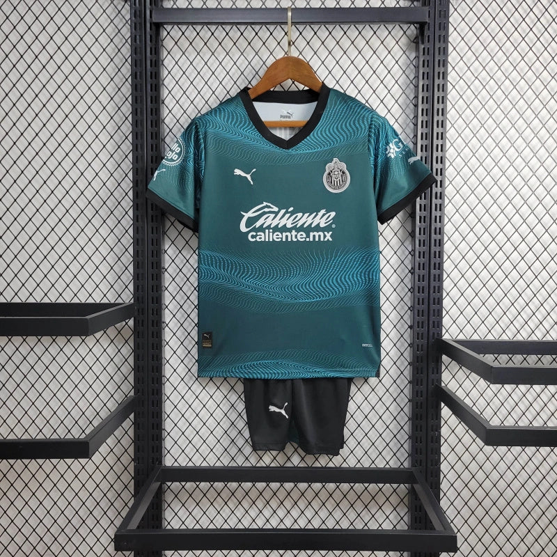 CAMISOLA CHIVAS GUADALAJARA III 23/24 CONJUNTO INFANTIL