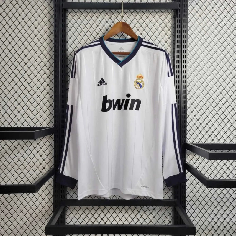 Camisa Real Madrid Away 12/13 (Versão Manga Longa Retrô)